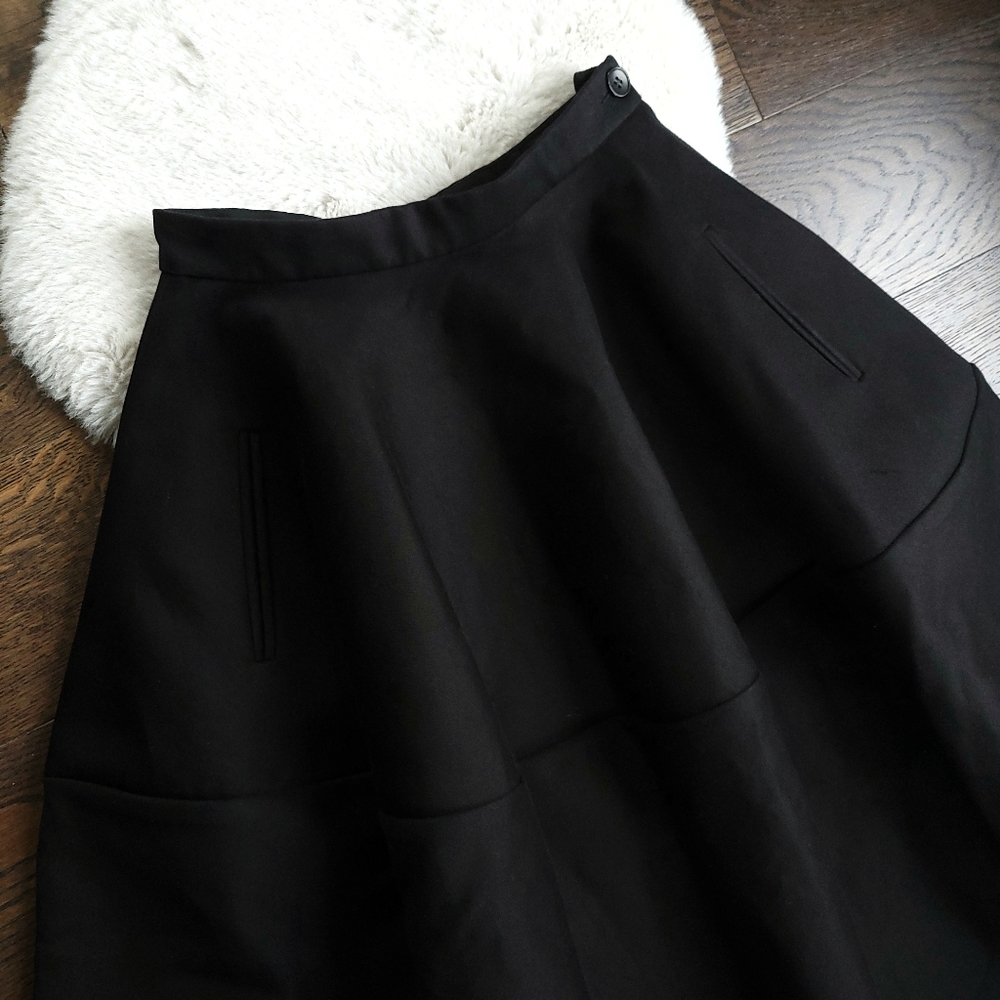 Esther Perbandt Squircle Custom Made Heavy Avante Garde Parachute Midi Skirt - Picture 4 of 13